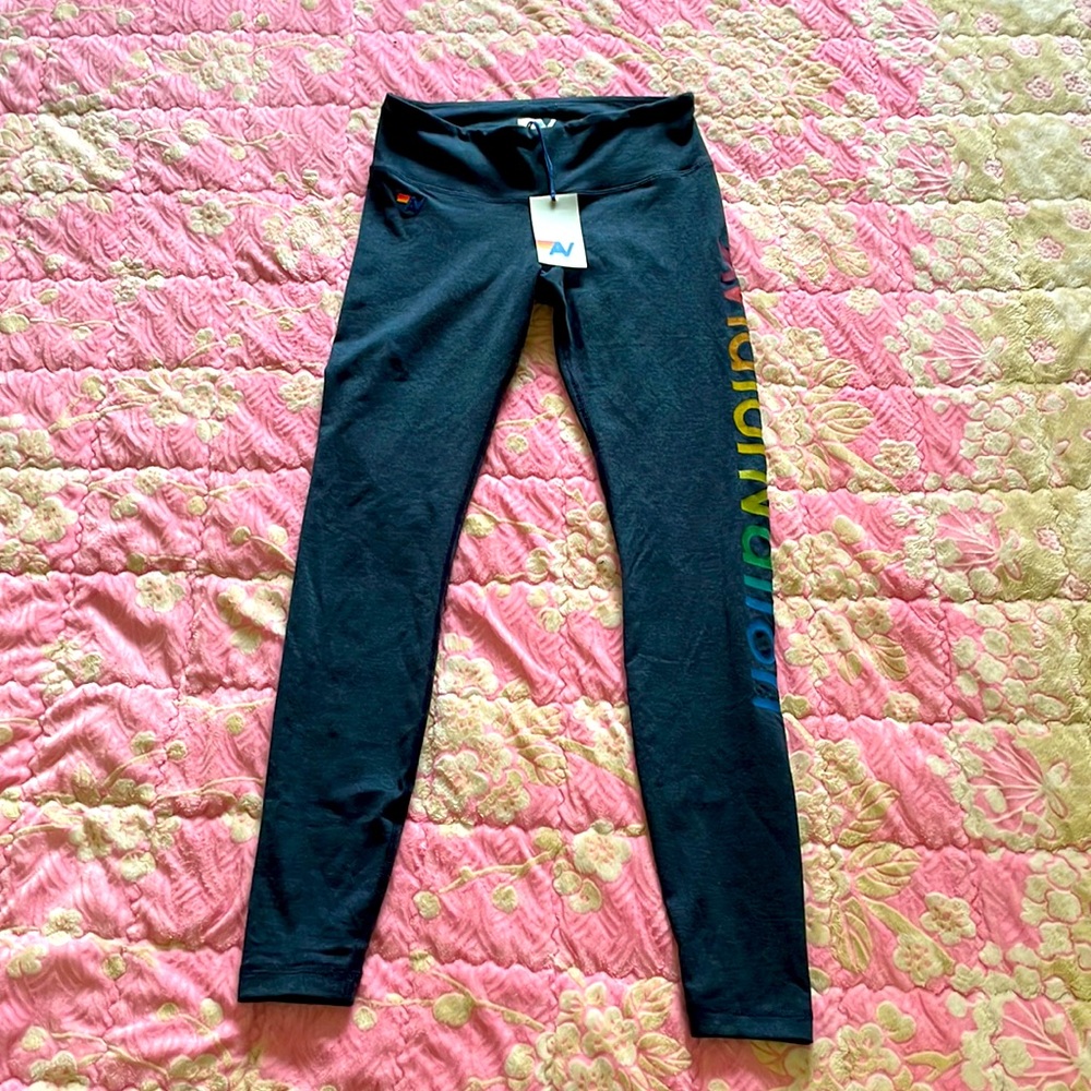 Aviator Nation full-length high rise leggings